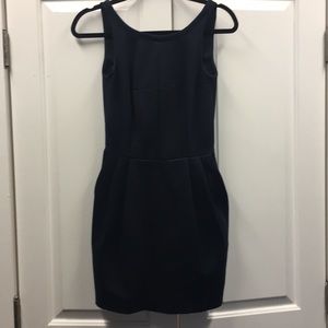 Sleeveless Navy Club Monaco Dress